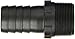 Dixon Valve HB150 Polypropylene Shank/Water Fitting, Tuff-Lite King Combination Nipple, 1-1/2