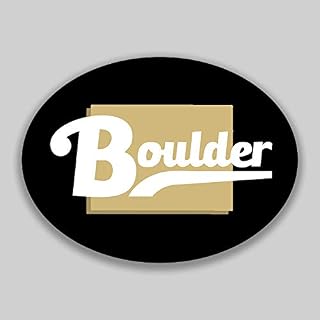JMM Industries Boulder Colorado City Vinyl Decal Sticker Car Window Bumper Yeti Planner Organizer 2 Pack 4.5-Inches by 3.5-Inches Premium Quality UV Protective Laminate PDS1556