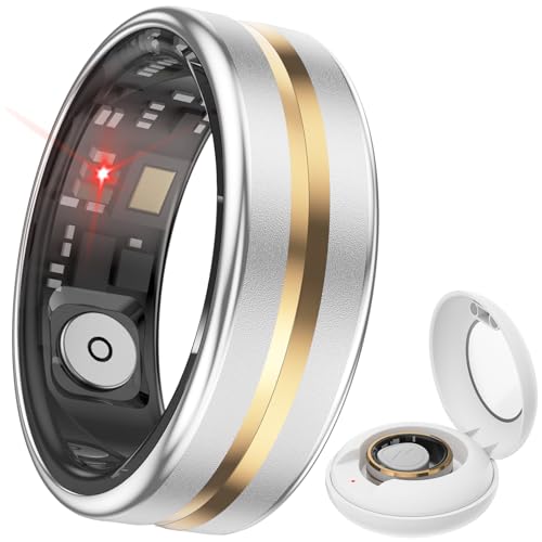 Bague Connectée Findtime – Santé, Sommeil, Sport – Oxymètre, Fréquence Cardiaque, Pas, Calories – Charge 0,5h, Autonomie 5 Jours