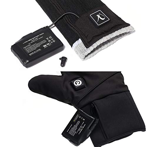 Sun Will Rechargeable 7.4V 2200MAH Batteries for Heated Gloves Socks Hats Balaclava Ski Mask Thermal Underwears Bottoms (2pcs Included) by Sun Will - Image 3
