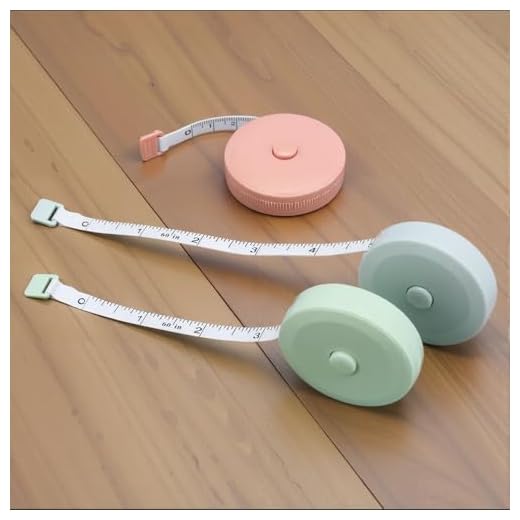 Mini Retractable Tape Measure, 60-Inch/1.5 Meter Flexible Measuring Tape for Body, Sewing, Tailor, Fabric & Crafts