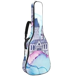 Housse de protection imperméable en tissu Oxford pour guitare électrique avec poignée latérale rembourrée et boules de billard imprimées, Multicolore 4., 42.9×16.9×4.7 in, Sacs pour guitare acoustique - Les Beatles, Paul McCartney, John Lennon, RIngo Starr, George Harrison