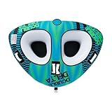 Generisch Towable Tubes Bootfahren – Schlauchboot für Wasserfloß, verschleißfestes Doppelreiter-Design, robuste Abdeckung | Lake Beach Wassersportausrüstung zum Schwimmen, Angeln, Wakeboarden