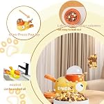 Pet Treat Launcher Toy,Press-to-Launch Pet Treat Thrower,Treat Dispenser for Dogs & Cats, Training & Exercise, Durable & Easy Clean