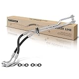 A-Premium Inlet and Outlet Engine Oil Cooler Line Hose Assembly Compatible with Chevrolet Blazer 1996-2005 S10 GMC Sonoma Jimmy Oldsmobile Bravada V6 4.3L