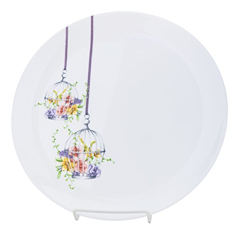 Luminarc"Flore" Unbreakable Tempered Glass 18-Pcs Dinnerware Set, White Dinner Dish Set, Dinner Plates #TOP2