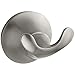 KOHLER K-11375-BN Forté Double Robe Hook, Vibrant Brushed Nickel