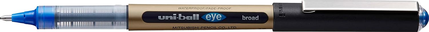 uni-ball UB Eye Broad UB-150-10 148052 Rollerball Pen Blue - Image 3