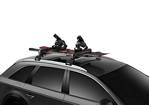 Thule SnowPack Ski/Snowboard Rack, Medium (4 Pr/2 Boards), Black by Thule - Image 2