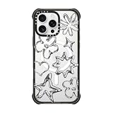 CASETiFY ウルトラ インパクト iPhone 16 Pro Max [3.5mからの落下試験をクリア (MIL規格5倍相当) / ワイヤレス充電およびMagsafe対応] - Chrome Doodles - ブラック