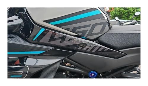 Protection Antidérapant Latéral Réservoir 450SR - Finition Premium Mat - 4