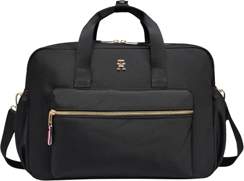 Tommy Hilfiger Th Essential Changing Bag Ka0ka00026, andere Handtaschen, Unisex, Schwarz (Schwarz), Einheitsgröße, Schwarz (Schwarz), Einheitsgröße