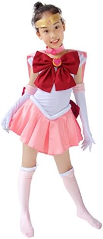 DAZCOS Child Size Pink Small Kids Cosplay Costume for Girl (Small)