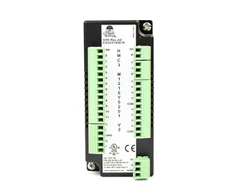 I/O Module for Maple Systems HMI+PLC Combo Touchcreens, HMC3-M1210Y0201-V2, 2 Digital Inputs 2 HSC, 10 Digital Outputs 8 Relay, 2 PNP, 2 Analog Inputs, 1 Analog Output, 24VDC