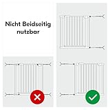 hauck 2er Set Y Spindel Adapter für Türschutzgitter & Treppengitter - Geeignet für runde Geländer bis 6 cm Durchmesser - M10 Gewinde - Zubehör für Kinderschutzgitter ohne Bohren