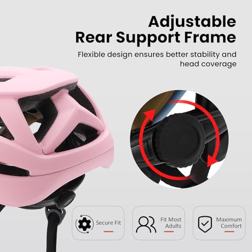 Aomiun Casco de Bicicleta para Adultos, Casco de Bicicleta Carretera, Montaña para Hombres y Mujeres, con Forro Interior Extraíble (L) - imagen 5