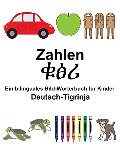 Deutsch-Tigrinja Zahlen Ein bilinguales Bild-Wörterbuch für Kinder (FreeBilingualBooks.com) (German Edition)
