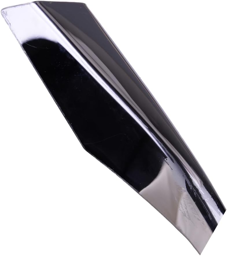 Silver Stainless Steel Front Bumper Fog Light Lamp Bottom Strip Cover Trim Set Compatible for Cadillac XT5 2016-2022