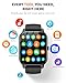 Smart Watches for Men Women(Answer/Make Call), 1.85 inch HD Fitness Tracker Watch with Activity Counter/ Sleep Monitor/ 110+ Sports Modes, IP68 Waterproof Smart Watch for Android iPhone iOS Compatible