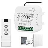 Commande vocale et programmation horaire – Intégrez l’interrupteur volet roulant connecté à Alexa ou Google Home pour un contrôle vocal pratique ; créez des horaires d’ouverture et de fermeture automatiques pour une domotique volet roulant encore plus confortable.