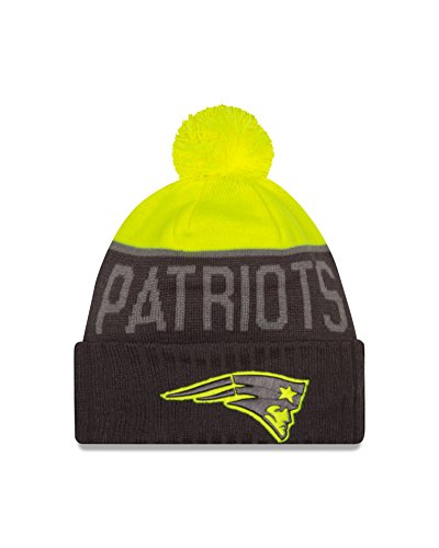 NFL New England Patriots 2015 Upright Sport Knit, Upright Yellow/Graphite, One Size