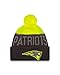 NFL New England Patriots 2015 Upright Sport Knit, Upright Yellow/Graphite, One Size