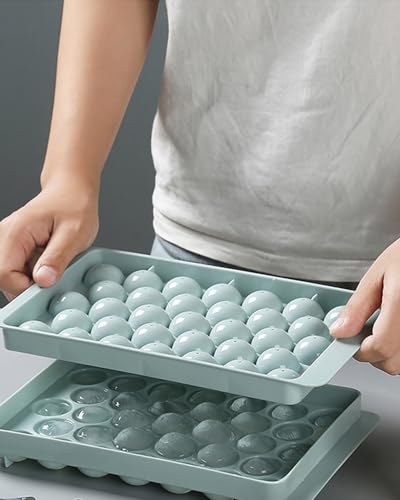 Molde creativo para cubitos de hielo esféricos 33 cavidades miniatura 2