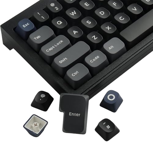 JakeTsai Keycaps, 171 Keys YMK Profile Double Shot Keycaps Set with 2.75u, 3u, 6.25u and 7u Spacebar for Cherry Mx Switches ISO ANSI Layout Mechanical Keyboard