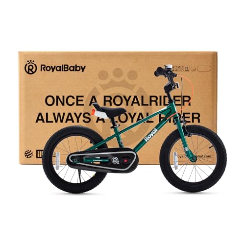 RoyalBaby EZ Kids Bike, 16 Inch for Ages 4-7 Years, Green by RoyalBaby - Used condition - Image 5