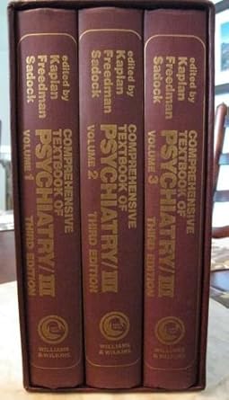 Comprehensive Textbook of Psychiatry / III (3 Volume Set) | Amazon.com.br