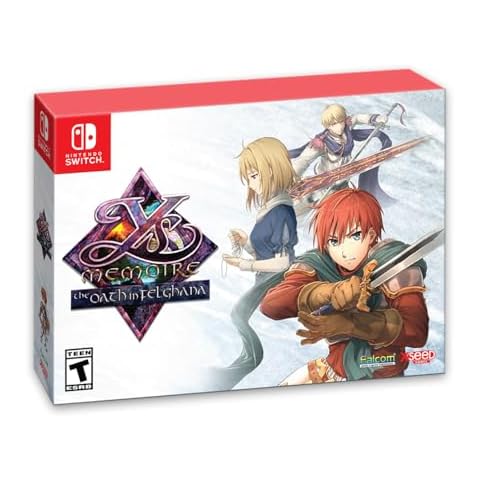 Ys Memoire: The Oath in Felghana - D1 Refined Edition Nintendo Switch Cover