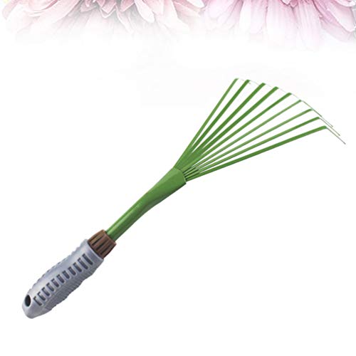 Hemoton 2 Peças de Ancinho de Gramado 9 Dentes de Folhas de Jardim Ancinho de Mão para Jardinagem de