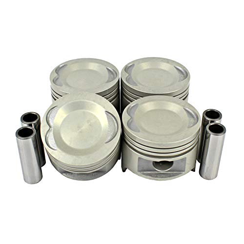 DNJ P408 Piston Set Standard for 1987-1993 Mazda B2200 2.2L L4 8V SOHC 2184cc