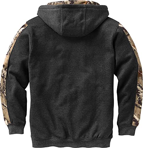 Legendary Whitetails Mens Camo Pullover Hoodie Hunting Sweatshirt, Charcoal Heather, Small by Legendary Whitetails - Image 4