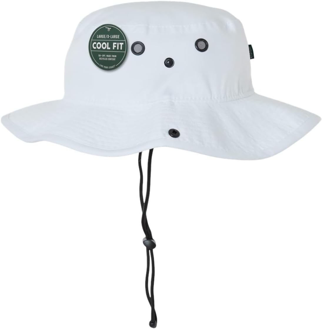 Legacy CFB Unstructured Cool Fit Performance Booney w/Snap-Up Brim, UPF 50+ & Adjustable Chin Strap | Bulk Packs Available