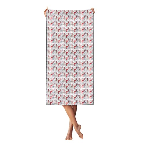 WOmeng Strandtuch mit Aufdruck 