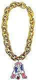 New England Patriots NFL Throwback Fan Chain, Gold
