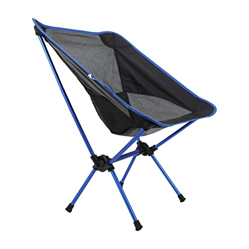 Chaise extérieure pliante en aluminium bleu roi Pilipane