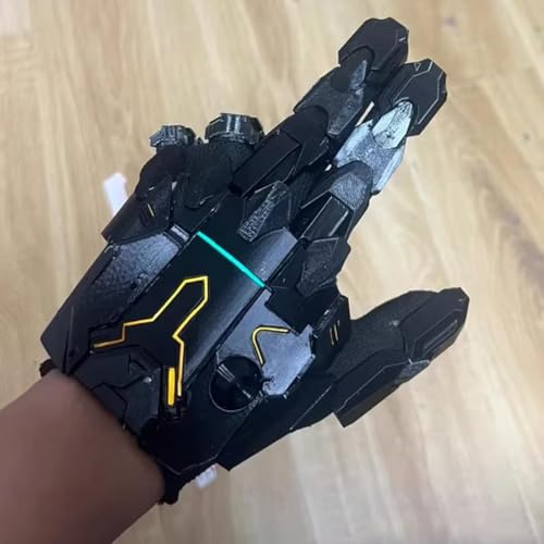 Image of Cyberpunk Exoskeleton Mecha Gloves- 3D Printed Sci-Fi Armor Design, Techwear Accessory for Sci Fi Costume Lover Gift