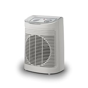 Rowenta Instant Comfort Aqua Termoventilatore, Potente e Silenzioso, Uso Sicuro in Bagno, Pannello di Controllo, Standar di Protezione Umidità, SO6510