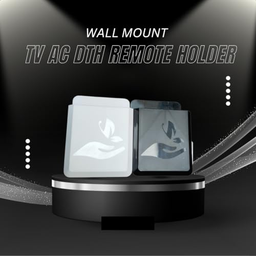 Image of Rainbow Dots Dual Color Remote Holder for Wall - | Universal AC, TV, DTH,Fire TV Stick Remote Organizer | No Drill 3M Mount | ABS Plastic | Made in India (Main Listing)