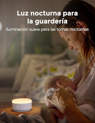 Miniatura 5 de Momcozy Ruido Blanco Bebe Con 20 Sonidos Relajantes Y Luz Nocturna Táctil, Maquina Ruido Blanco Bebe Portátil Con Temporizador De Sueño Y Función De Memoria, Ideal Para Viaje Lactancia