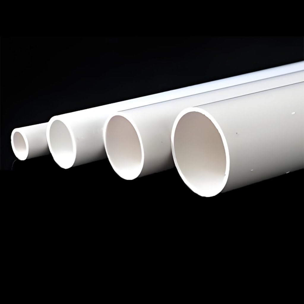 Tube rigide en plastique rond, Tuyau rond en PVC rigide de 1M for Drainage blanc OD20-40mm
