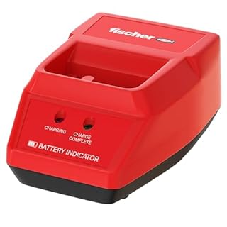 fischer 571811 FGW 90F Pro Gas Framing Nailer, Nail Gun, 2 Batteries Inc, Red & Black