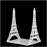 Libreros Estantería de 2 pares con diseño de torre distintiva, estantería grande de metal para libros, soporte de escritorio, organizador de regalo, papelería, papelería de oficina, estantería Pulcro