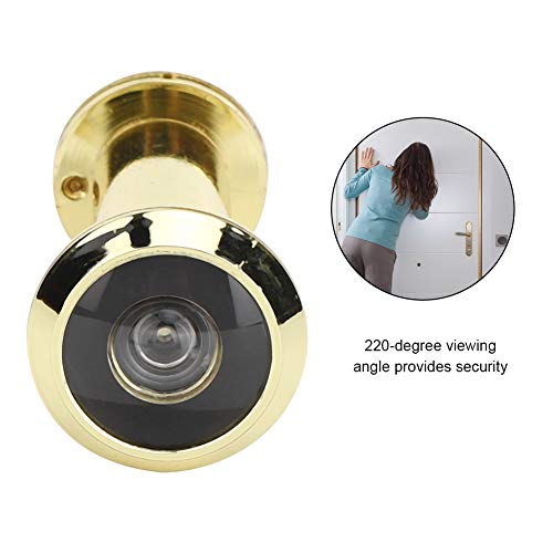 Ymiko Door Viewer peephole with Heavy Duty Rotating Privacy Coverfor Door Thickness 55-90mm, Anti-Theft 220 Degree Angle - Image 4
