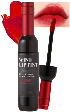 LABIOTTE Chateau Wine Lip Tint Shiraz Red 0.24 Fl Oz| Korean Lip Tint & Lipstain| Korean Makeup & Beauty Products for Lips| Water Tint Lip Stain| Hydrating Lip Tint & Lip Care Products| Wine Lip Tint