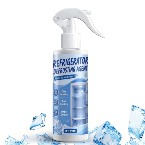 NoxGule Spray Descongelante Congelador, Derrite Rápidamente Escarcha, 250ml