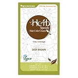 Dongsung Herb Speedy Color Cream Deep Brown – Korean Herbal Vegan Hair Dye, PPD-Free, Ammonia-Free, Hypoallergenic – 100% Gray Coverage, Odorless, Dermatologically Tested, Quick 20-Minute Application