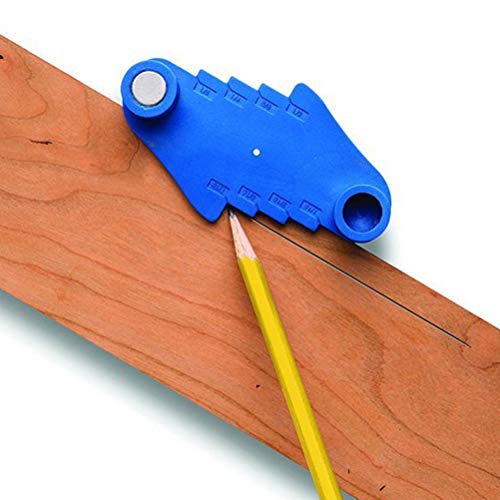 Scriber central de 64 mm, ferramenta de marcação de deslocamento Rockler Centre, serve para lápis de